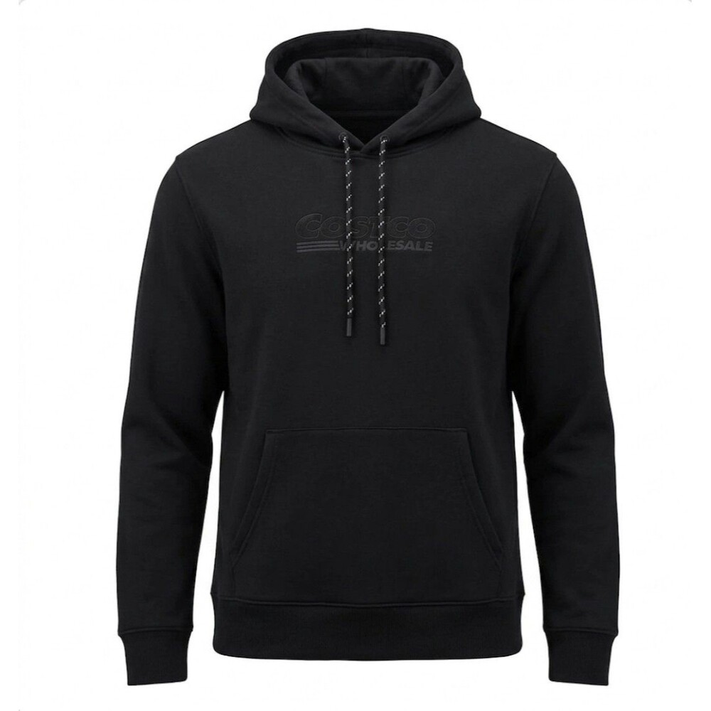 Kirkland Signature Costco Logo Crew Relaxed Embroidered Hoodie Mens S/ Women's M